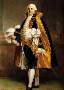 GREGORIUS, Albert Portrait of Count Charles A. Chasset oil painting reproduction
